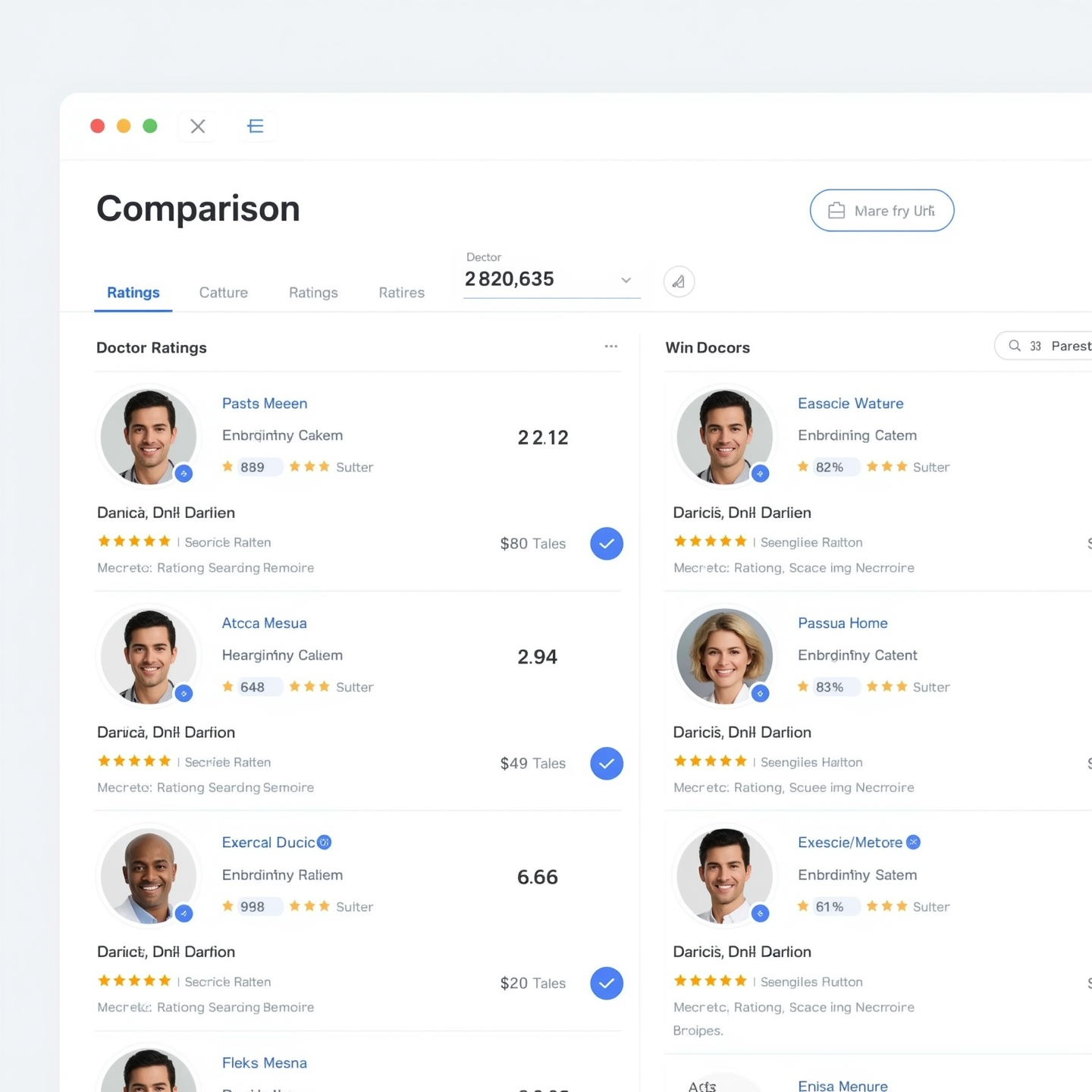 Compare doctors online by reviews, credentials, and zip code in 2025
