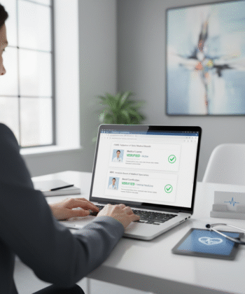 verify doctor credentials